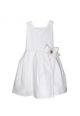 Vestido Infantil Pipoca Doce Poá Branco