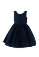 Vestido Infantil Pipoca Doce Lastex Azul Marinho