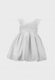 Vestido Infantil Pipoca Doce Branco