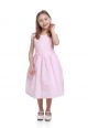 Vestido Infantil Pipoca Doce Algodão Floral Rosa