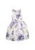 Vestido Infantil Pipoca Doce Floral Lilás com Lastex 