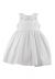 Vestido Infantil Pipoca Doce Maquinetado Poá Branco