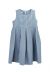 Vestido Infantil Risca de Giz Azul