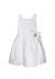 Vestido Infantil Pipoca Doce Poá Branco