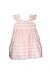 Vestido Infantil Pipoca Doce Listrado Rosa