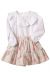 Conjunto Infantil Pipoca Doce Blusa Bordada Manga Longa