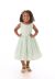 Vestido Infantil Pipoca Doce Lastex Verde