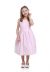 Vestido Infantil Pipoca Doce Algodão Floral Rosa
