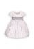 Vestido Infantil Pipoca Doce Algodão Floral Bordado Ponto Smocking